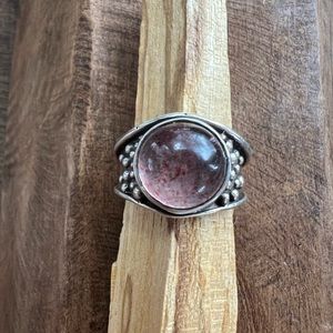 Acid Queen Strawberry Quartz Ring